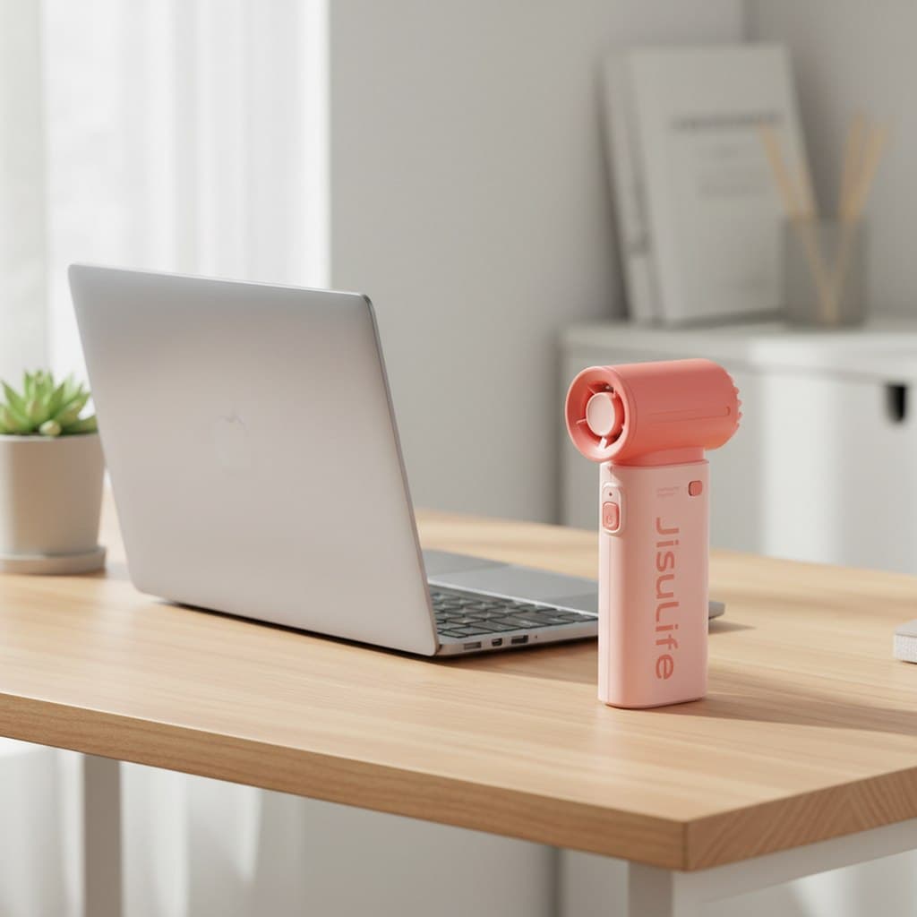 JISULIFE Ventilateur Portable Turbo 5000 mAh