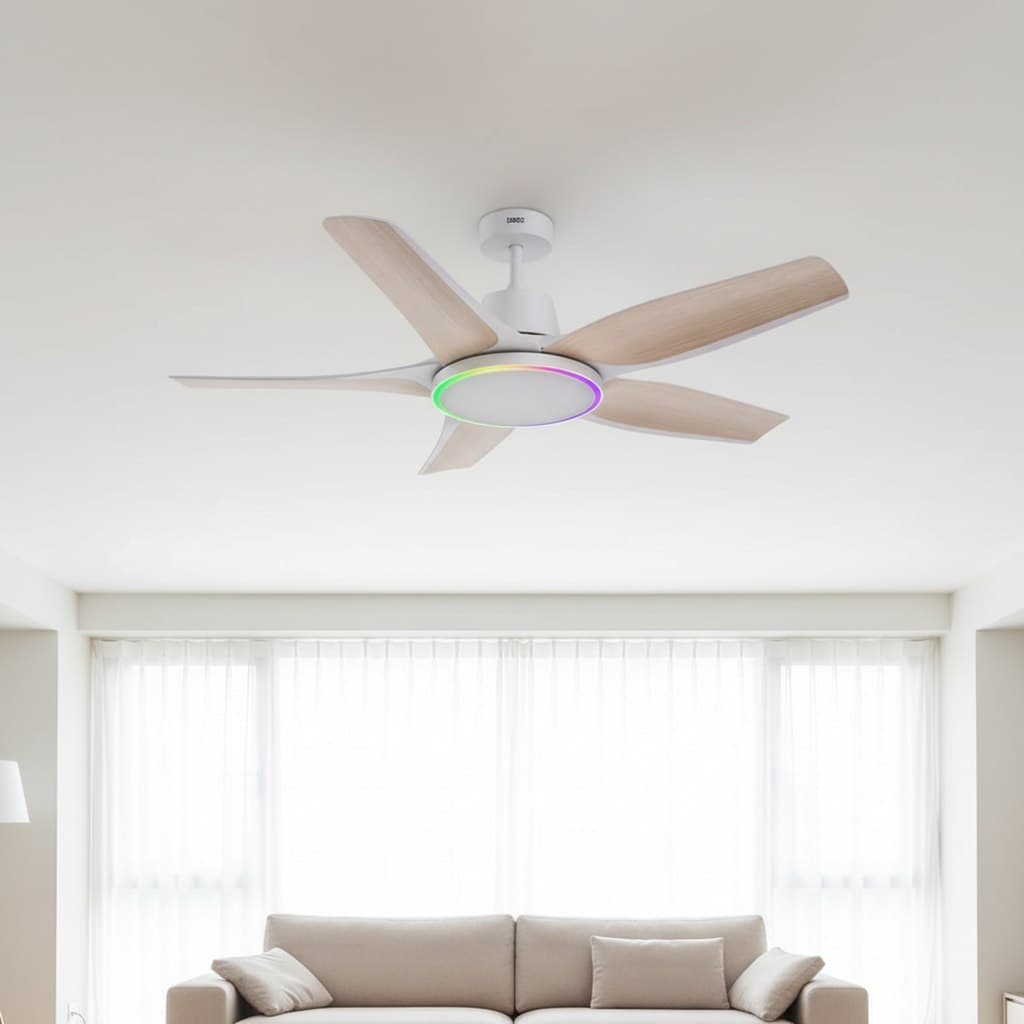 DREO Ceiling Fan Profil Bas RGB 132cm